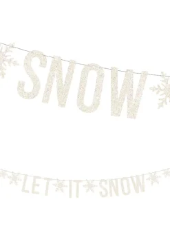 Girlanda holograficzna LET IT SNOW (170cm)