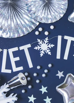 Girlanda holograficzna LET IT SNOW (170cm)