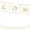 Girlanda I KOMUNIA ŚW. dekoracja na komunię w domu