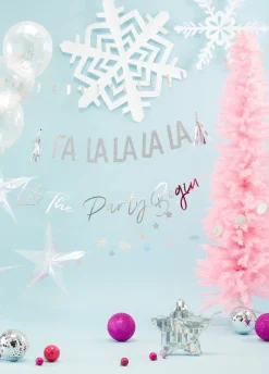 Girlanda LET THE PARTY BE GIN holograficzna (1.5m)