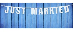 Girlanda ślubna JUST MARRIED 1.7m