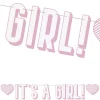 Girlanda na baby shower IT'S A GIRL