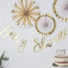 Girlanda na Baby Shower OH BABY! złota 150cm