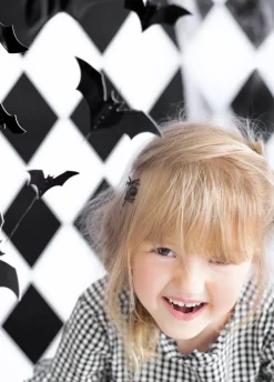 Girlanda na Halloween NIETOPERZE czarna 1,5m