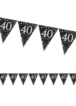 Girlanda na 40 urodziny HAPPY BIRTHDAY Sparkling