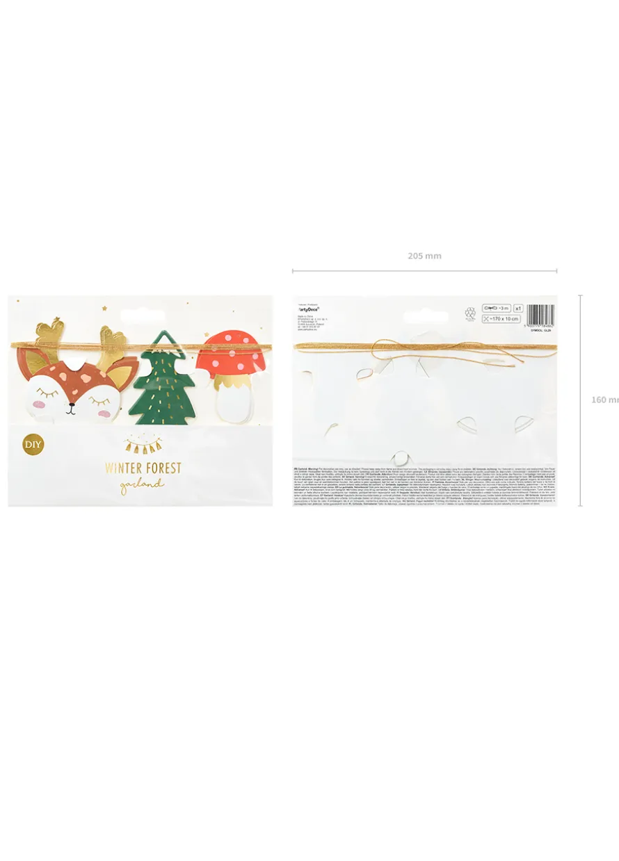Girlanda papierowa LAS