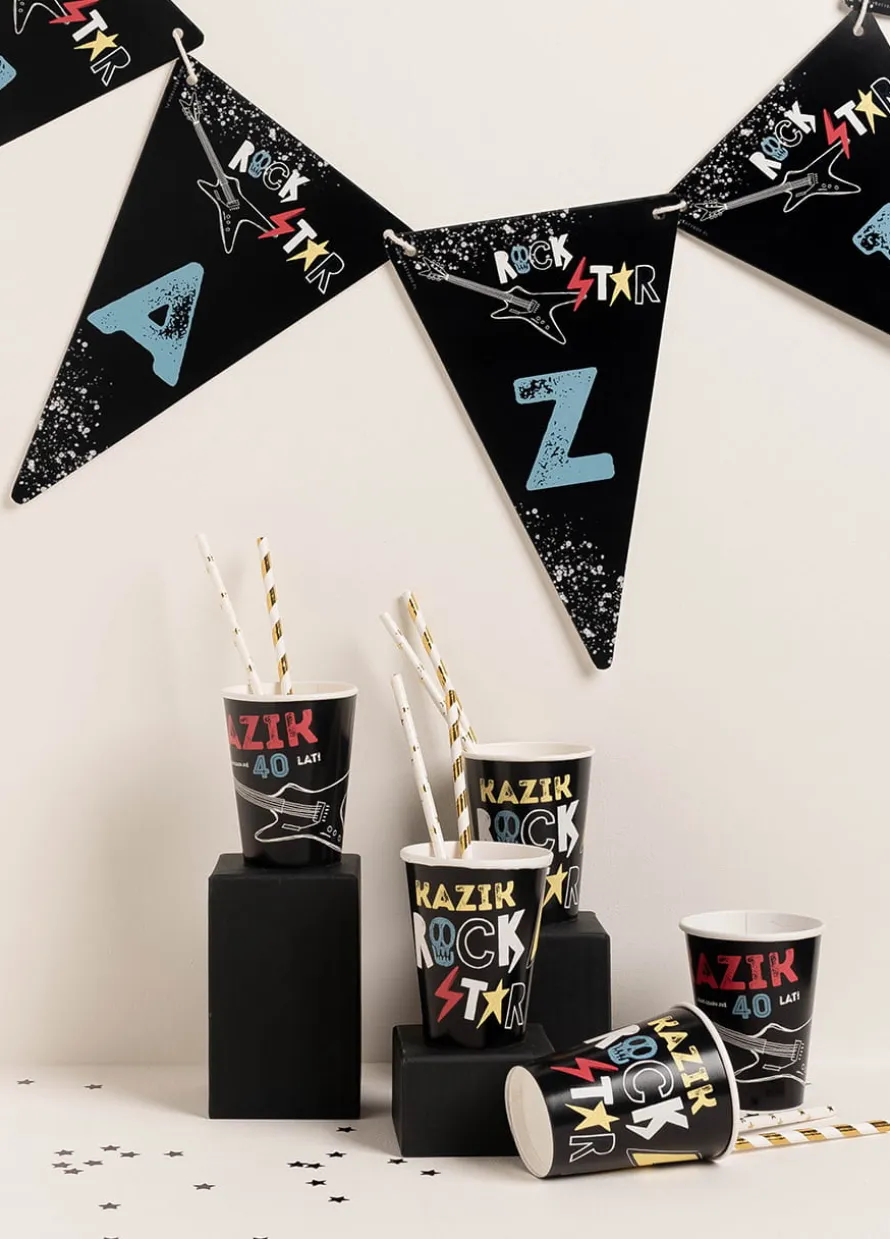 Girlanda personalizowana ROCKSTAR urodzinowa 4-8 znaków