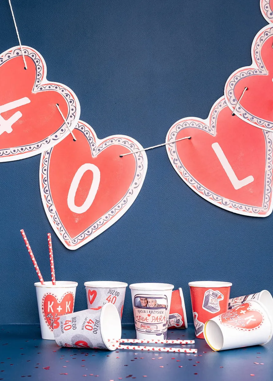 Girlanda personalizowana ROCZNICA girlanda z własnym napisem 4-8 znaków
