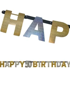 Girlanda urodzinowa 50 HAPPY BIRTHDAY
