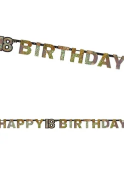 Girlanda urodzinowa na 18 HAPPY BIRTHDAY