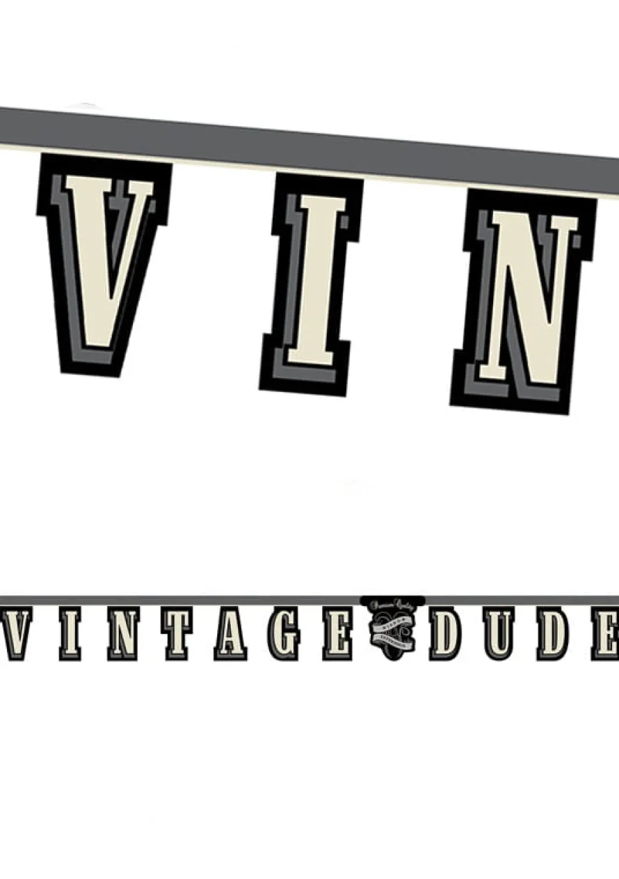 Girlanda urodzinowa VINTAGE DUDE