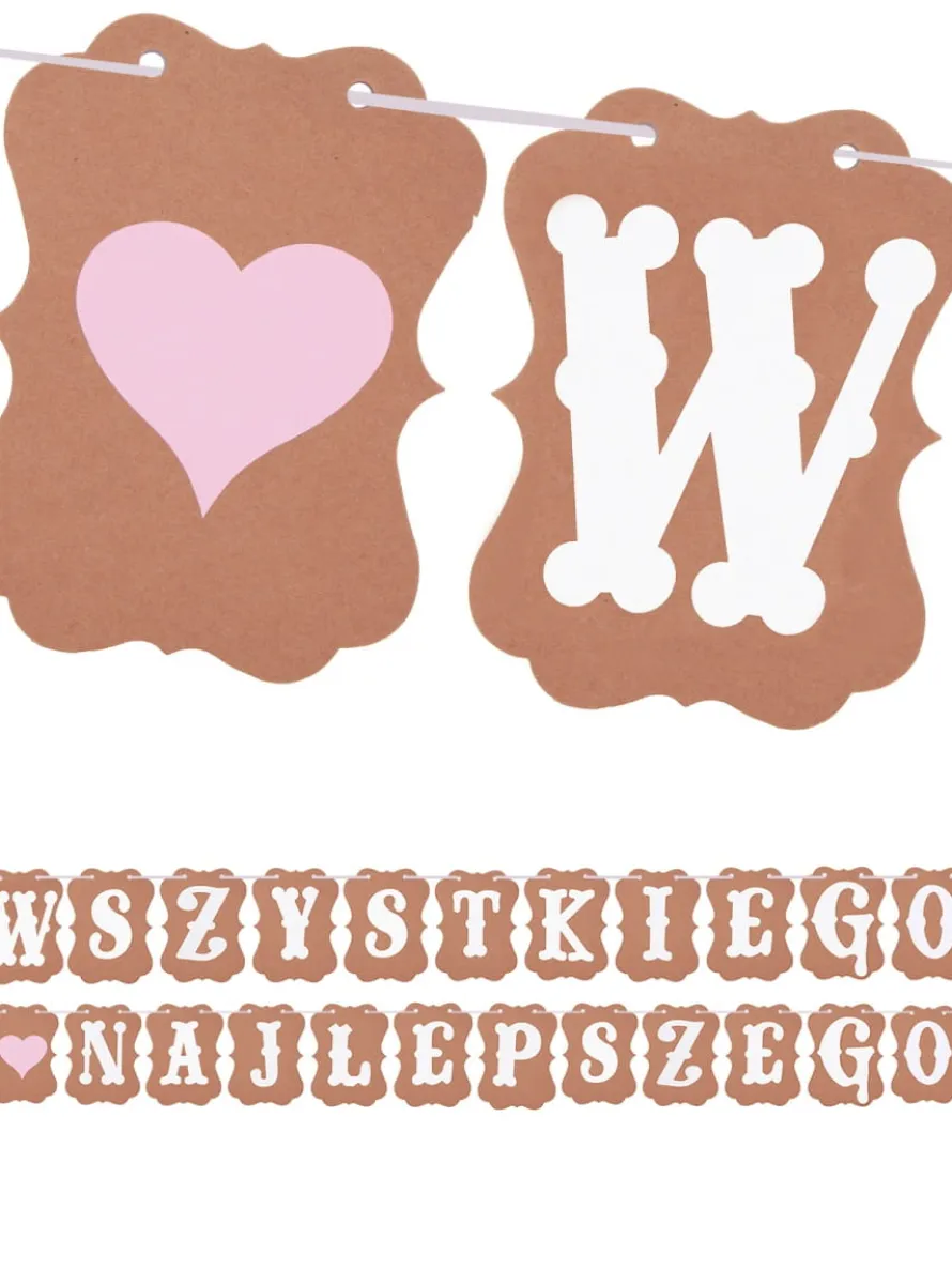 Girlanda urodzinowa WSZYSTKIEGO NAJLEPSZEGO