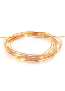 Girlanda świetlna LAMPKI LED miedziana 1,90m