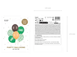 Gumowe BALONY Z DINOZAURAMI 30 cm (6szt.)