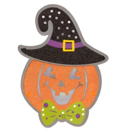 Halloweenowa dekoracja ścienna DYNIA świecąca