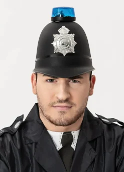 Hełm policjanta świecący