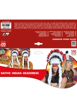 Indiański PIÓROPUSZ indiańskie nakrycie głowy