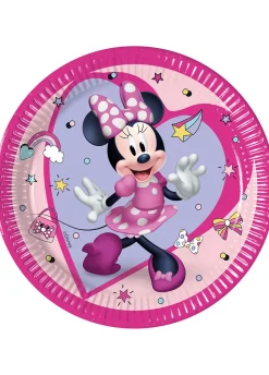 Jednorazowe talerzyki MYSZKA MINNIE (19,5cm)