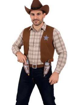 Kabura kowbojska z dwoma pistoletami WESTERN