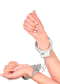 KAJDANKI Z KLUCZYKIEM dodatek do stroju policjanta