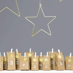 Kalendarz adwentowy DIY DOMKI