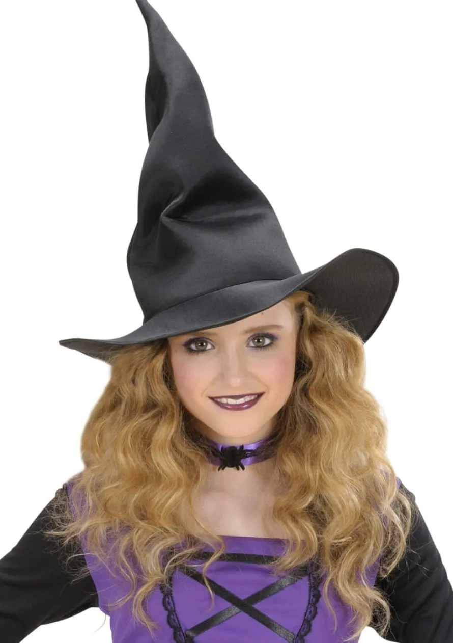 Kapelusz czarownicy CZARNY kapelusz na Halloween