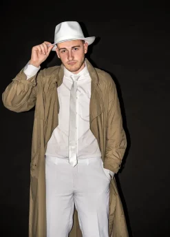 Kapelusz gangsterski MAFIA biały