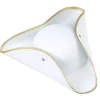 Kapelusz piracki TRICORN biały
