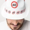 Kapelusz urodzinowy ZNAK gadżet na 40 urodziny