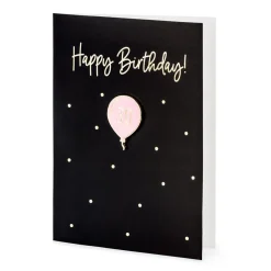 Kartka na 30 urodziny dla koleżanki HAPPY BIRTHDAY z przypinką