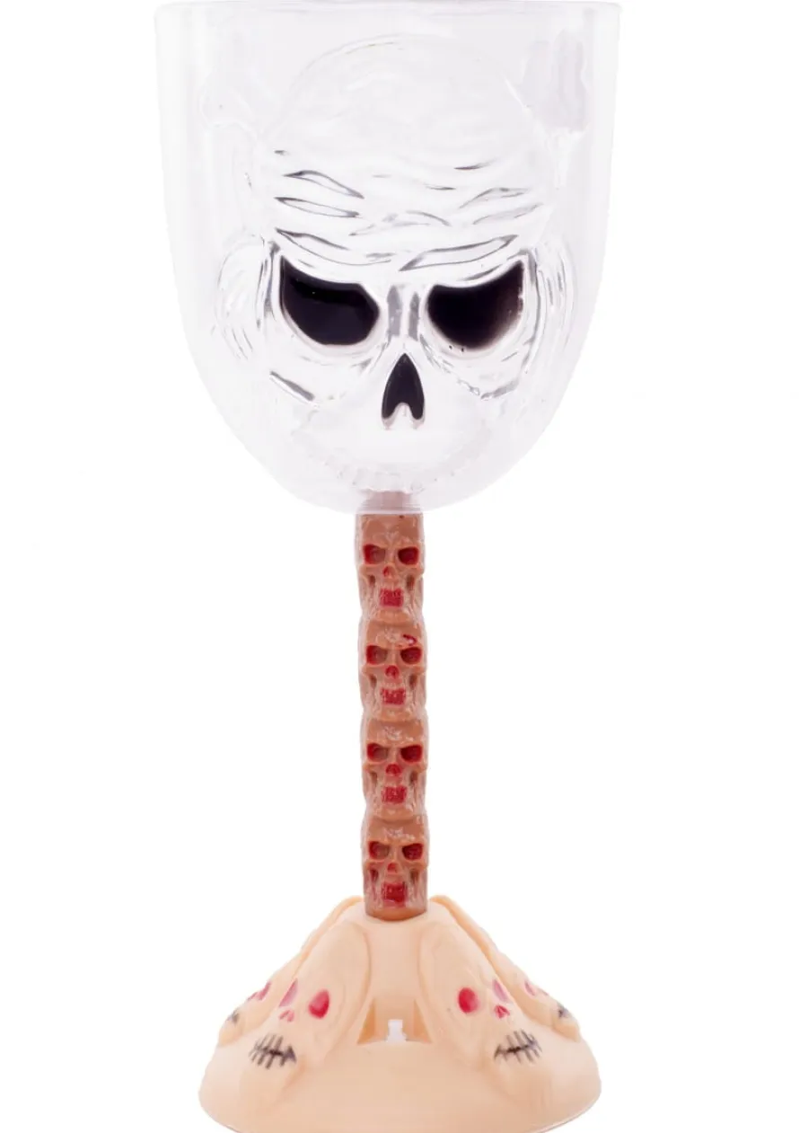 Kielich świecący na Halloween dekoracja stołu