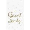 Kieszonki na sztućce chrzest ZE ZŁOCENIEM (6szt.)