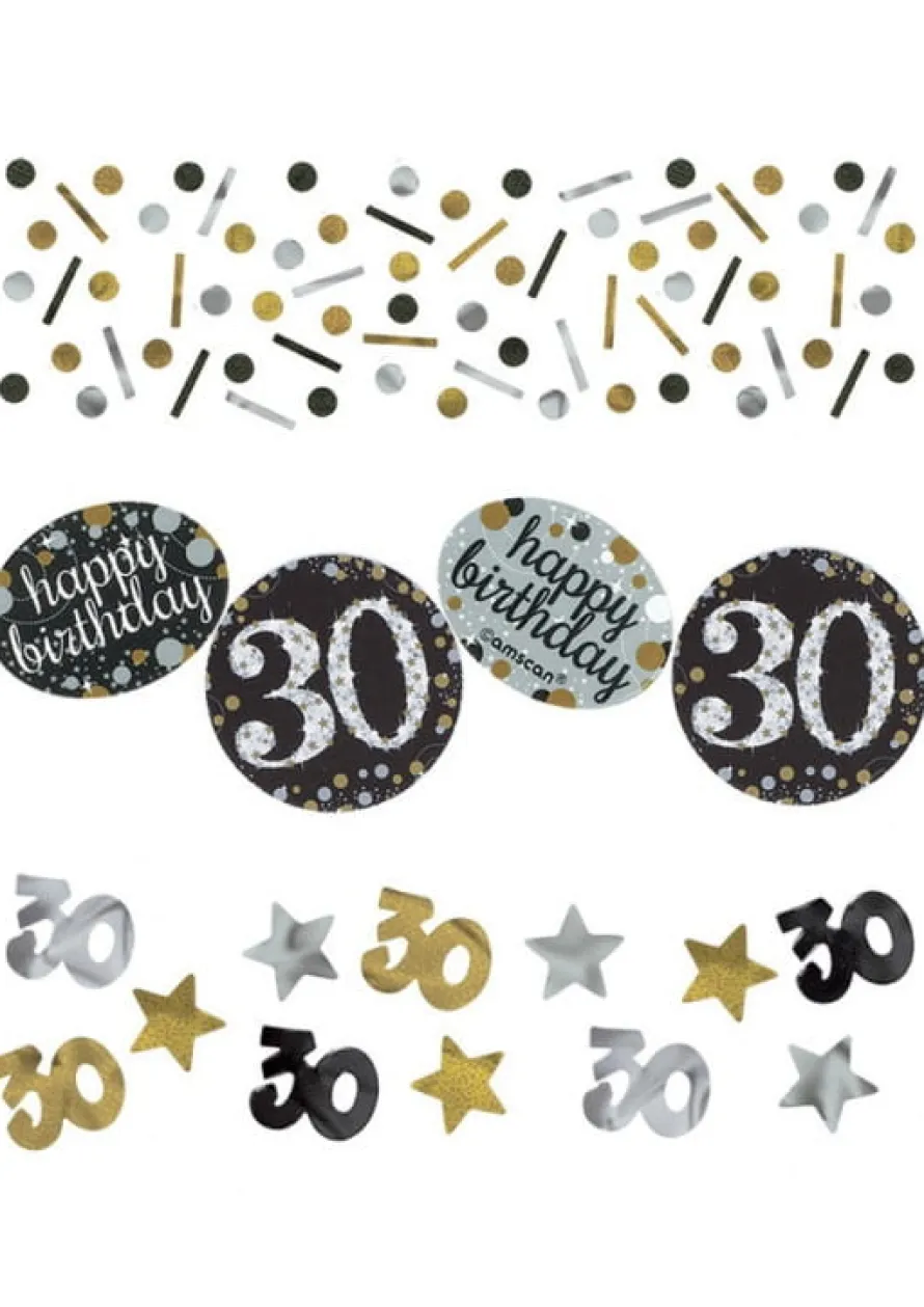 Konfetti 30 HAPPY BIRTHDAY Sparkling