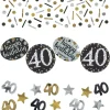 Konfetti 40 HAPPY BIRTHDAY Sparkling