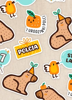 Konfetti na urodziny dziecka KAPIBARA