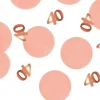 Konfetti na 40 urodziny ELEGANT BLUSH