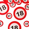 Konfetti na 18 urodziny ZNAK