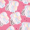 Konfetti personalizowane HIPPIE (9szt.)
