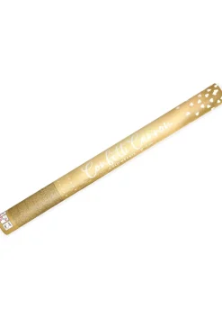 Konfetti tuba strzelająca SERCA złote 60cm