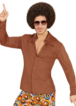 Koszula DISCO brązowa