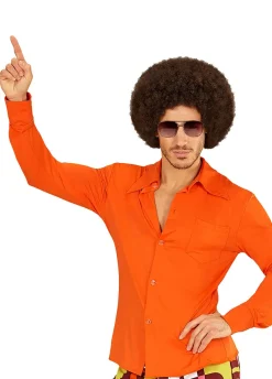 Koszula disco GROOVY DANCER pomarańczowa