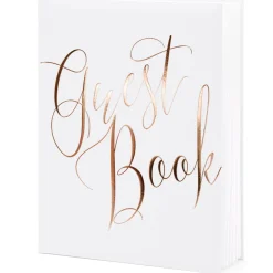 Księga gości GUEST BOOK biała