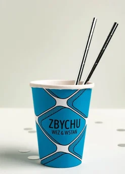 Kubeczki jednorazowe na urodziny SIŁACZ (8szt.)