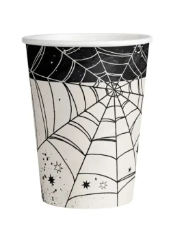 Kubeczki na Halloween PAJĘCZYNA (8 szt.)