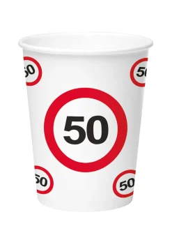 Kubeczki na urodziny ZNAK 50