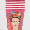 Kubeczki papierowe BOHO Frida 340ml (8szt.)