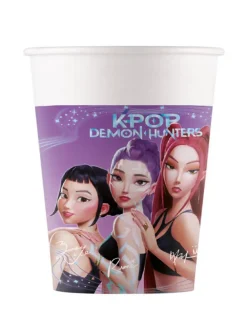Kubeczki papierowe K-POP DEMON HUNTERS 8szt.