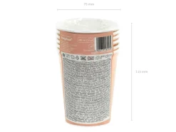 Kubeczki papierowe ROSE GOLD