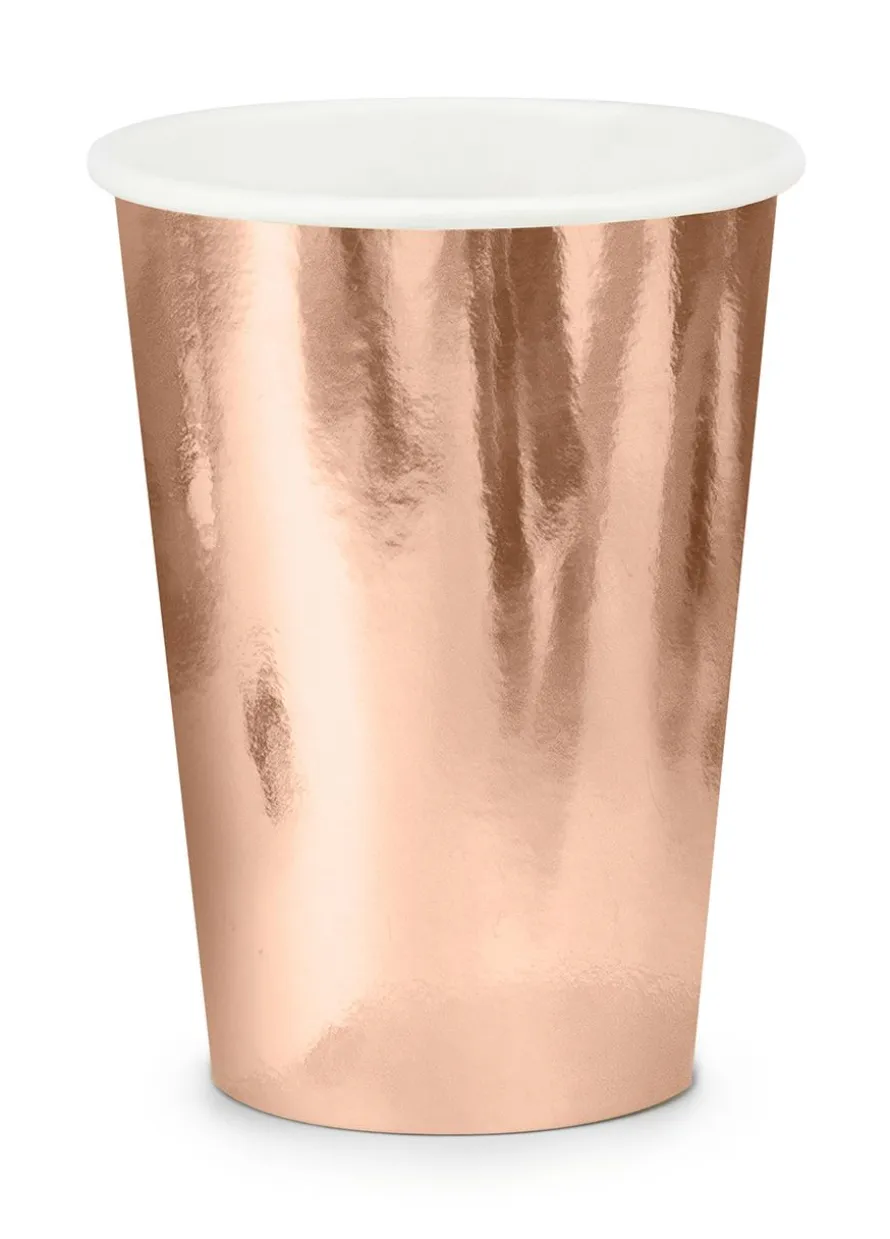 Kubeczki papierowe ROSE GOLD