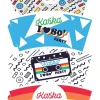 Kubeczki personalizowane I LOVE 80`s (8szt.)